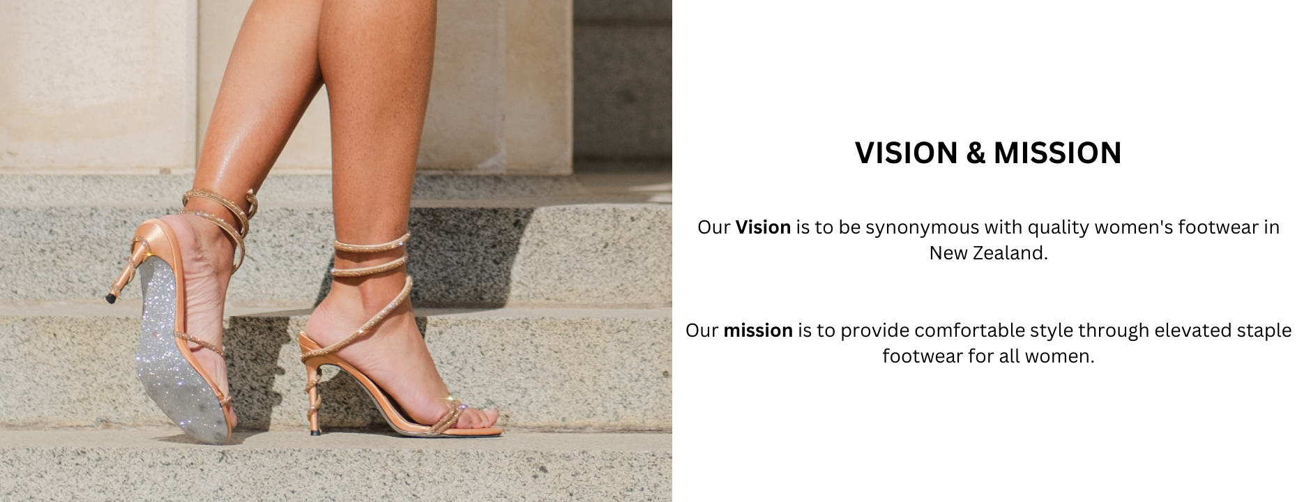 Sole shoes vision and mission